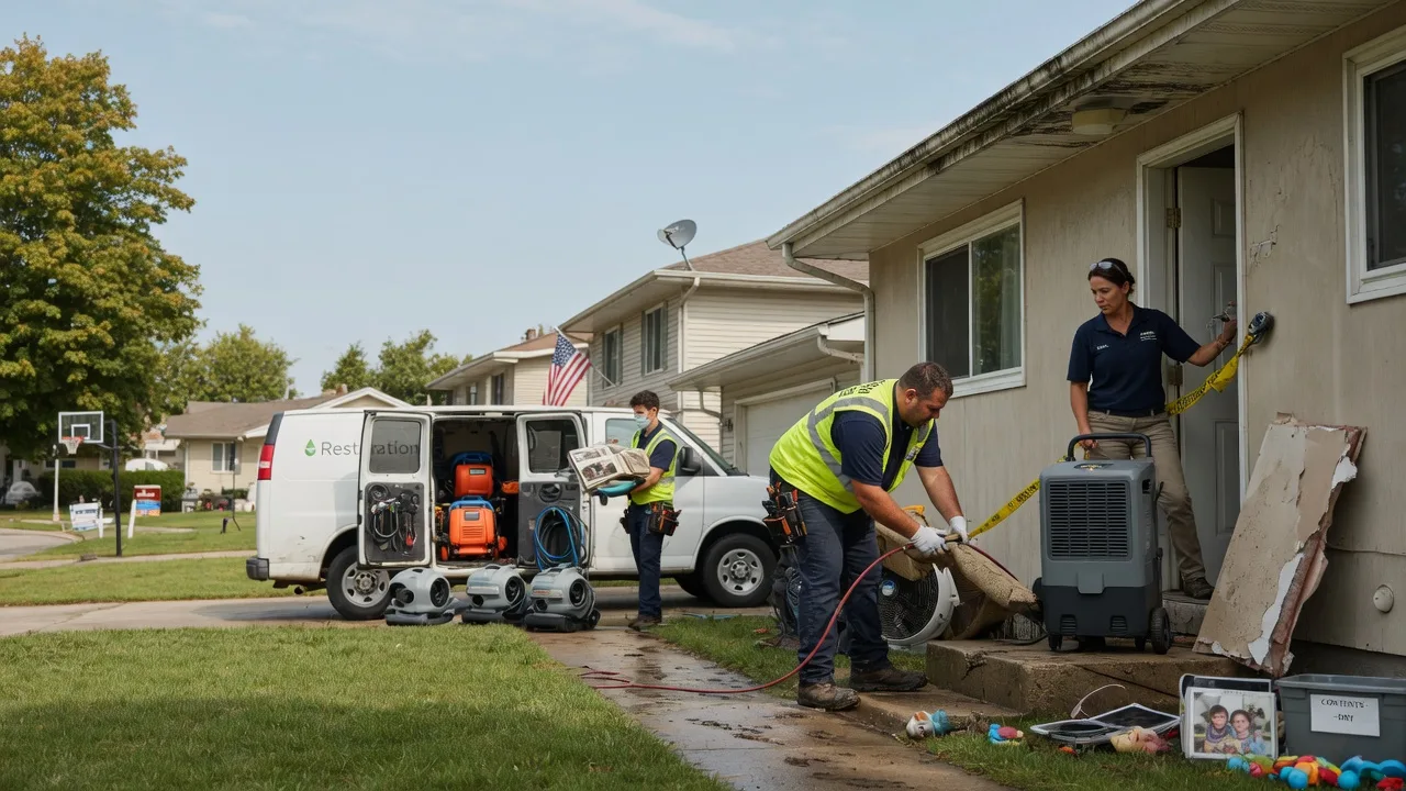 Water Damage Restoration in Arrowsmith, IL near me